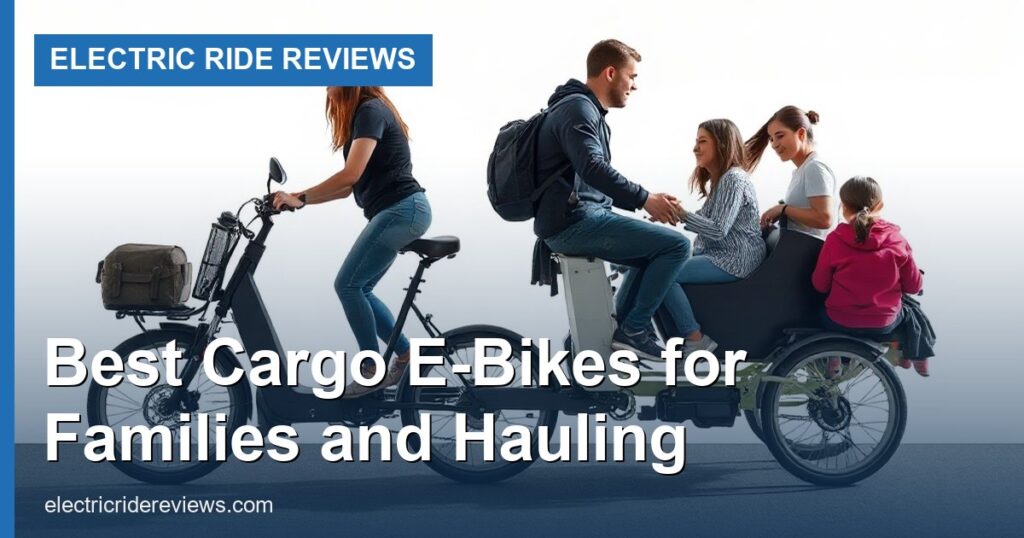 Best Cargo E-Bikes for Families and Hauling - Electric Ride Reviews