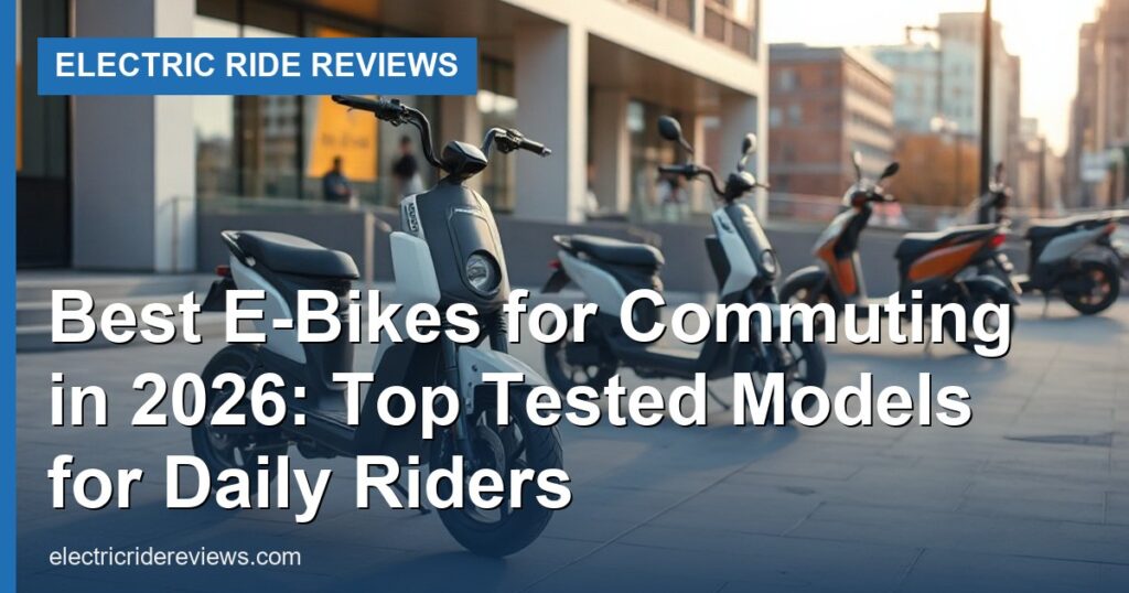 Best E-Bikes for Commuting in 2026: Top Tested Models for Daily Riders - Electric Ride Reviews