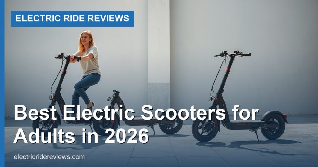 Best Electric Scooters for Adults in 2026 - Electric Ride Reviews