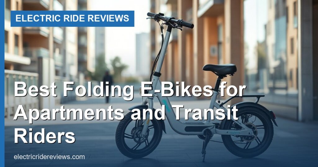Best Folding E-Bikes for Apartments and Transit Riders - Electric Ride Reviews