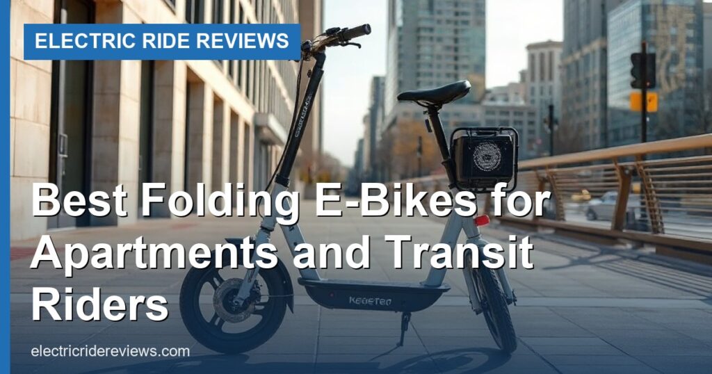 Best Folding E-Bikes for Apartments and Transit Riders - Electric Ride Reviews