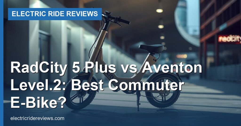 RadCity 5 Plus vs Aventon Level.2: Best Commuter E-Bike? - Electric Ride Reviews