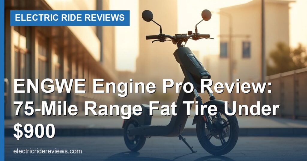 ENGWE Engine Pro Review: 75-Mile Range Fat Tire Under $900 - Electric Ride Reviews