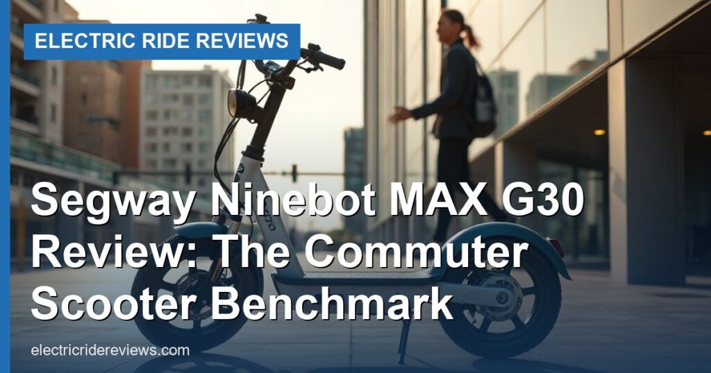 Segway Ninebot MAX G30 Review: The Commuter Scooter Benchmark - Electric Ride Reviews