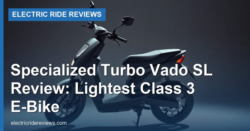 Specialized Turbo Vado SL Review: Lightest Class 3 E-Bike - Electric Ride Reviews