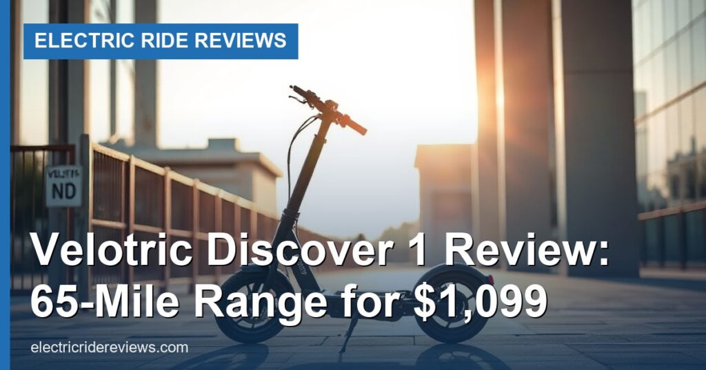 Velotric Discover 1 Review: 65-Mile Range for $1,099 - Electric Ride Reviews